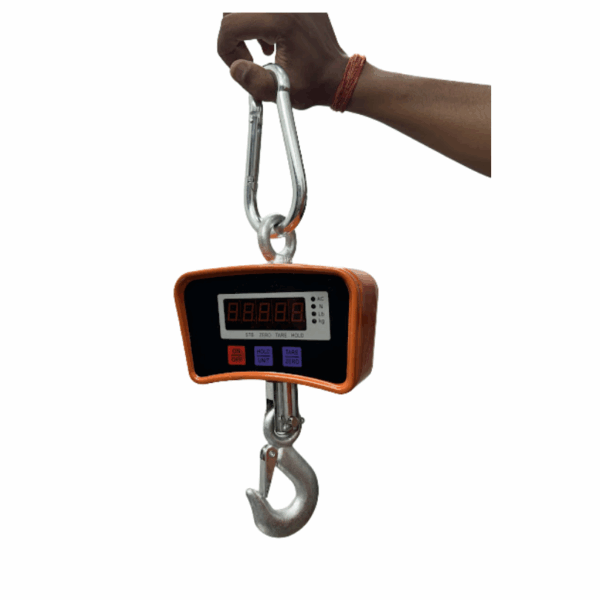 Digital Hanging Scale (500kg) with Precision Measurement and Durable Design - Image 3