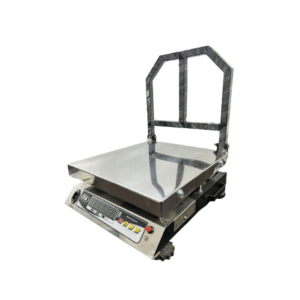 ADS Heavy-Duty Digital Platform Weighing Scale | Stainless Steel Top