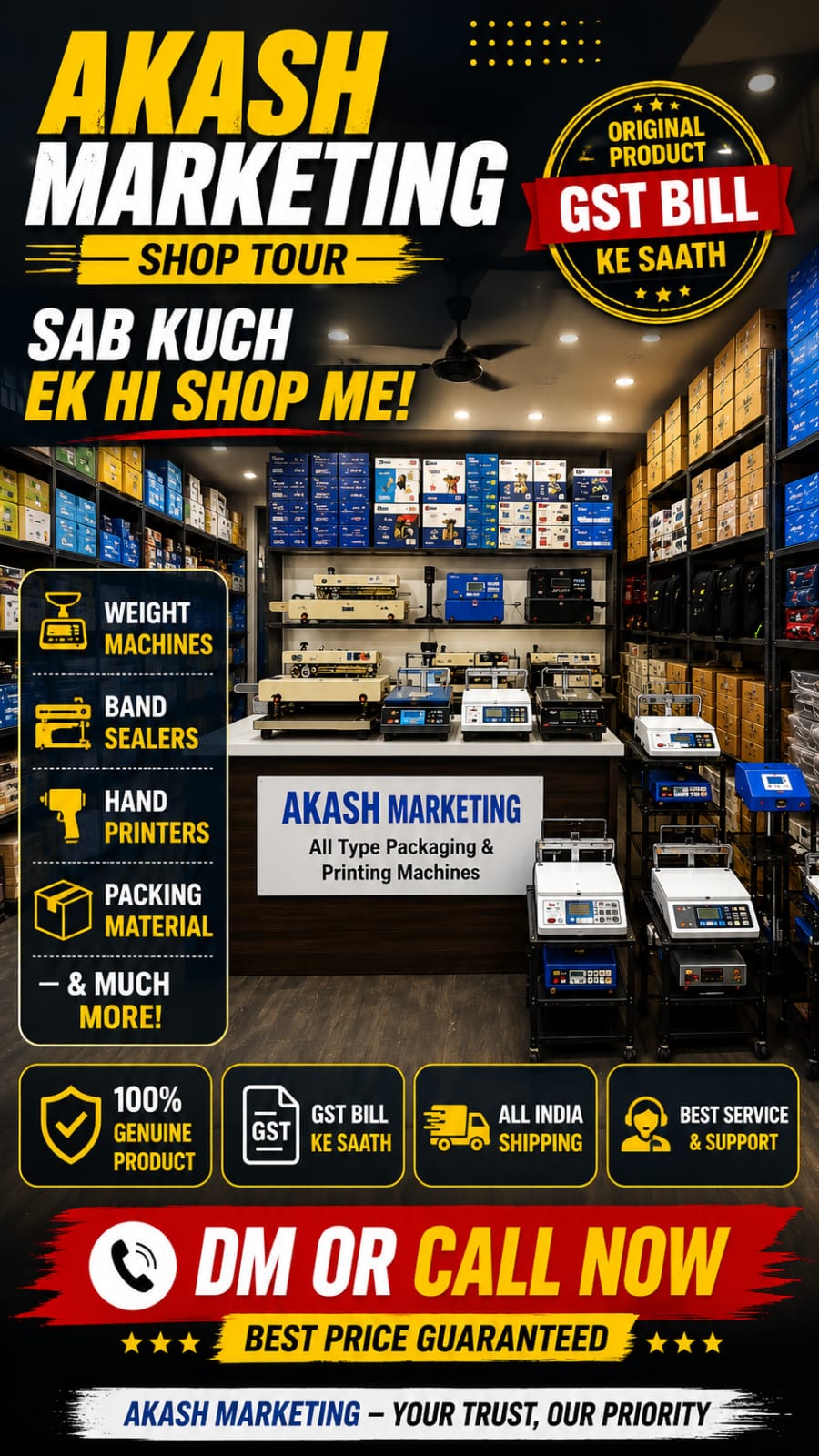 Best Packaging Machine in Raipur - Weight Machine, Sealing Machine, Counting Machine, Printer more